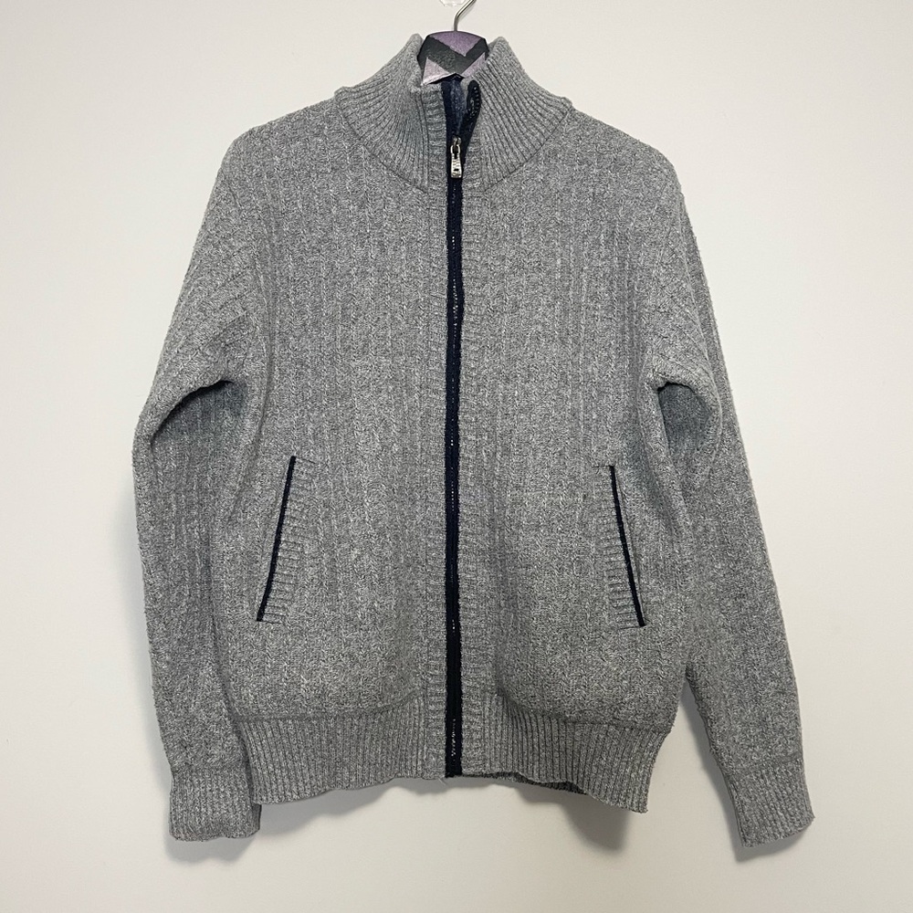 Sergio Louis Mens Knitted Fleece Lined Sweater Size Small